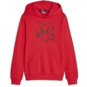 Puma Hoodie FtblCore AC Milan Enfant et Adolescent rouge 176 pas cher