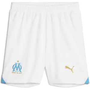 Puma Short enfant OM 2023/24 Blanc 12 ans 771356-01 pas cher