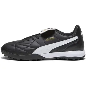 Comparateur de prix : PUMA Unisex King Top Tt Chaussures de football, Puma Black Puma White Puma Gold, 41 EU