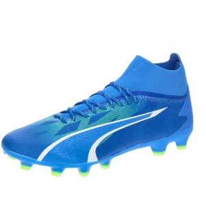PUMA Homme FG/AG Chaussure de Football, Ultra Blue White Pro Green, 46.5 EU pas cher