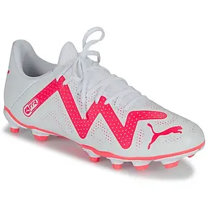 PUMA Homme Future Play FG/AG Chaussure de Football, Orchidée de Feu Blanche, 42 EU