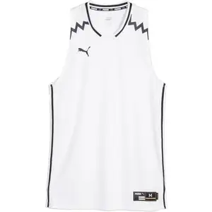 Comparateur de prix : PUMA Hoops Team Game Maillot pour enfant Blanc/blanc Taille 140