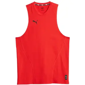 Puma Hoops Team Drycell Slvs Top rouge L pas cher