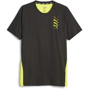 Comparateur de prix : PUMA Shirt Fit Triblend Ultrabreathe Tee Homme, Noir-Jaune éclatant, S