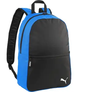 PUMA Sac à dos noir bleu pour femme et homme - TeamGoal Backpack Core Ignite Blue - Puma Black 252709