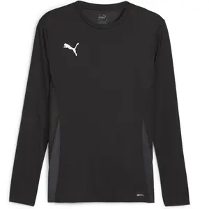 Comparateur de prix : PUMA Teamgoal Ls Maillot de Football Mixte, Noir Blanc-Gris Fort, M