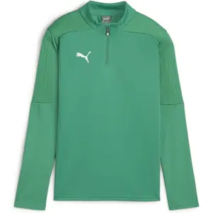 Puma teamFINAL Training 1/4 Zip Top Jr vert 116 pas cher