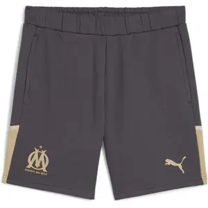 Puma OM CASUAL SHORT NOIR/OR 2024 noir L pas cher