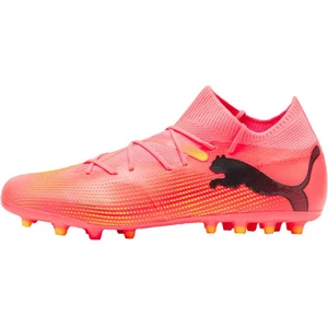 Comparateur de prix : Puma Men Future 7 Match Mg Soccer Shoes, Sunset Glow-Puma Black-Sun Stream, 42 EU
