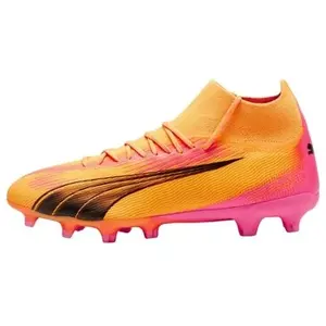 Comparateur de prix : Puma Men Ultra Pro Fg/Ag Soccer Shoes, Sun Stream-Puma Black-Sunset Glow, 40 EU