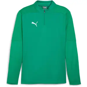 Puma teamFINAL Training 1/4 Zip Top vert S pas cher