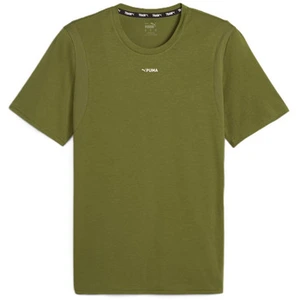 Comparateur de prix : T-shirt Puma FIT Triblend Ultrabreathe manche courte vert kaki - S