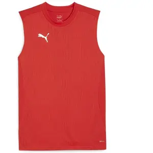 PUMA Teamfinal Maillot d'entraînement SL Tee Mixte, Rouge Argent, S pas cher