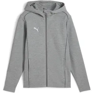 Puma Sweatshirt à capuche zippé TeamFinal gris XL pas cher