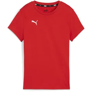 PUMA Teamgoal Casuals T-Shirt pour Femme Tee Mixte, Red White, M pas cher