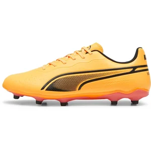 Comparateur de prix : PUMA Unisex King Match Fg/Ag Chaussures de football, Sun Stream Puma Black Sunset Glow, 43 EU