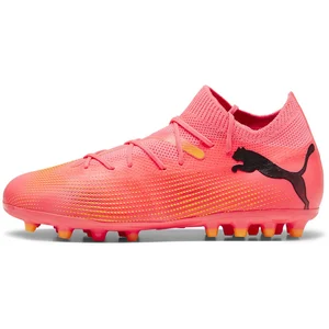 Puma Unisex Youth Future 7 Match Mg Jr Soccer Shoes, Sunset Glow-Puma Black-Sun Stream, 28 EU pas cher