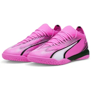Puma Men Ultra Match It Soccer Shoes, Poison Pink-Puma White-Puma Black, 44.5 EU pas cher