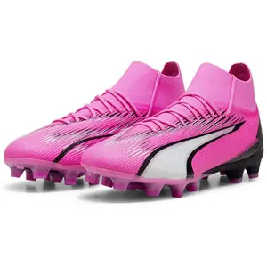 Comparateur de prix : Puma Men Ultra Pro Fg/Ag Soccer Shoes, Poison Pink-Puma White-Puma Black, 44.5 EU