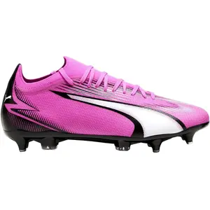 Puma Puma Chaussures De Football Ultra Match Mxsg, Rose/Noir/Blanc pas cher