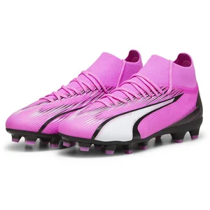 Comparateur de prix : Puma Unisex Youth Ultra Pro Fg/Ag Jr Soccer Shoes, Poison Pink-Puma White-Puma Black, 37 EU