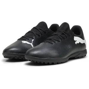 Puma Men Future 7 Play Tt Soccer Shoes, Puma Black-Puma White, 46 EU pas cher