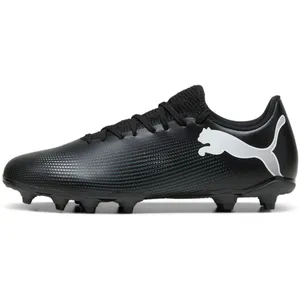 Comparateur de prix : Puma Men Future 7 Play Fg/Ag Soccer Shoes, Puma Black-Puma White, 42.5 EU