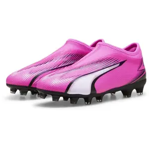 Chaussures de football enfant Puma Ultra Match LL FG/AG Rose 34 107770-01 pas cher