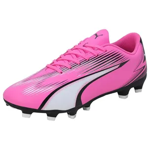 Puma Men Ultra Play Fg/Ag Soccer Shoes, Poison Pink-Puma White-Puma Black, 40.5 EU pas cher