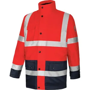 WÜRTH MODYF Parka de travail LUMEN 4 en 1 Rouge/Marine L pas cher