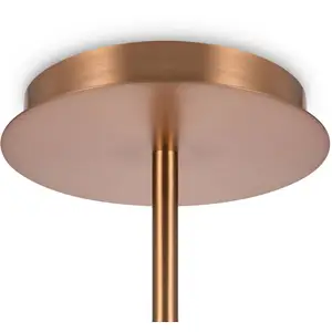 Comparateur de prix : Suspension Maytoni Erich, laiton rosé, verre/métal à 12 lampes