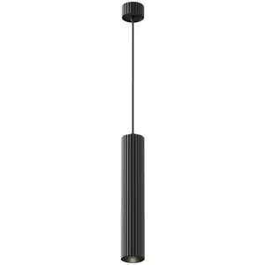 Maytoni Suspension Calipso, noir, Ø 5,6 cm, métal, GU10 pas cher