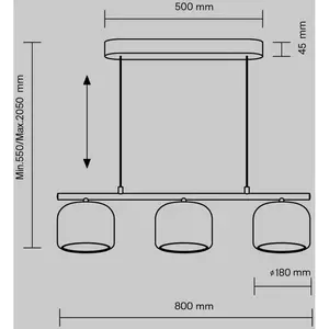 Comparateur de prix : Suspension LED Maytoni Spirito, à 3 lampes, blanc, verre, à intensité ...
