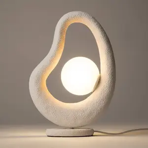 Comparateur de prix : Maytoni Lampe de table LED Opus, blanc, métal/verre, hauteur 38 cm
