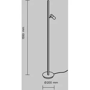 Maytoni Thin Lampe De Lecture Moderne À Intensité Variable En Laiton 3... pas cher