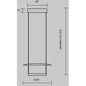 Comparateur de prix : Maytoni, suspension LED Ambience, Ø42cm, métal, noir/blanc
