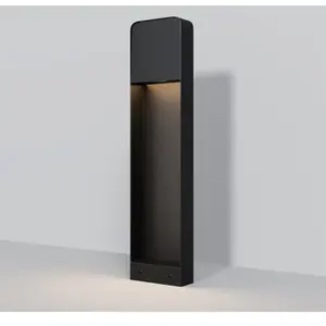 Maytoni Porte Borne extérieure noire 3000K 250lm IP54