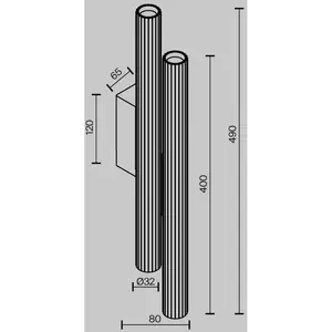 Comparateur de prix : Maytoni Calipso Applique Murale Up & Down Blanche 2700 K 1630 Lm