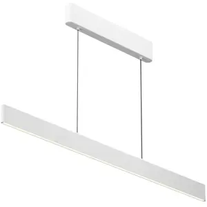 Comparateur de prix : Maytoni suspension LED Ephoria, blanc, aluminium, longueur 116 cm