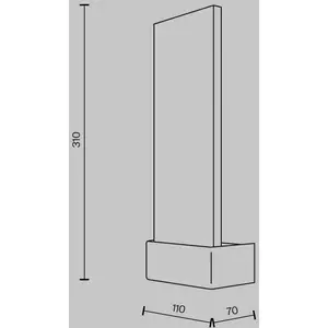 Maytoni, applique murale LED, dorée/transparente, hauteur 31 cm pas cher