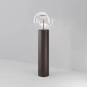 Maytoni velora borne extérieure led velora marron 3000k ip65