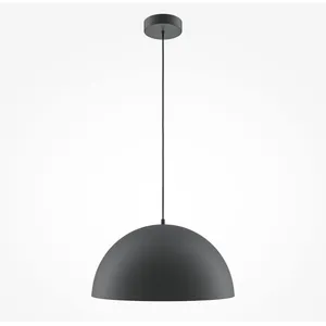 Suspension dôme en métal noir 35cm Basic colors - Maytoni pas cher