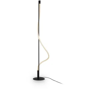 Comparateur de prix : Lampadaire en aluminium noir 150cm Tau - Maytoni