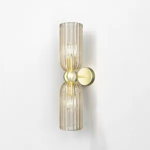 Comparateur de prix : Maytoni applique murale Antic, à 2 lampes, or/ambre, verre