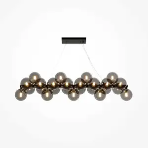 Comparateur de prix : Maytoni Dallas Suspension à 25 branches, longue, noire