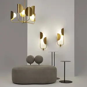Comparateur de prix : Maytoni plafonnier Tropic, laiton, 6 lampes, largeur 78 cm