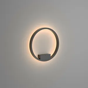 Maytoni - Rim Applique murale led intégrée moderne noire, 40cm, 3000K pas cher