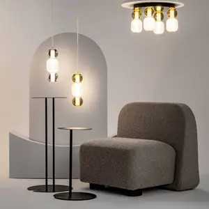 Comparateur de prix : Maytoni Suspension LED Drop, couleur chrome, Ø 12 cm, verre