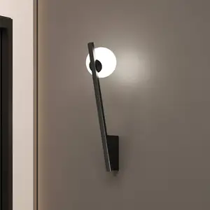 Comparateur de prix : Maytoni applique murale Kazmir, noir, hauteur 35 cm, métal