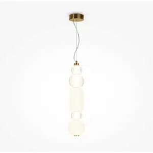 Maytoni - Collar ii Plafonnier Moderne Mince Doré led Intégrée 3000KVendu parconforama